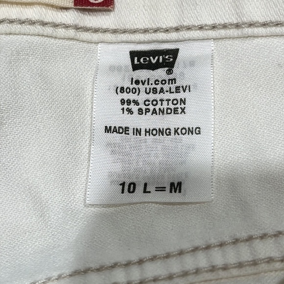 Levi's CREAM Nouveau Boot Cut  515 Jeans, LOW RISE, SLIM FIT, WOMEN SIZE 10 L=M - Picture 9 of 12